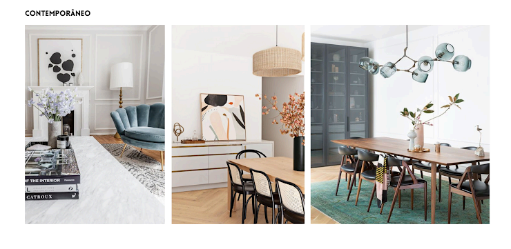 Referências de decoração no estilo Contemporâneo