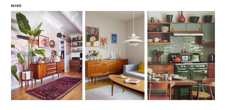 Referências de decoração no estilo Retrô